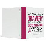 Not About Bravery - Head and Neck Cancer Vinyl Binders