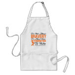 Not About Bravery - Leukemia aprons