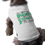 Not About Bravery - Liver Cancer Dog Tshirt