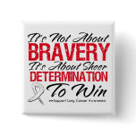 Not About Bravery - Lung Cancer Pins