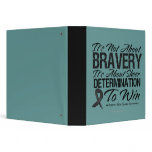 Not About Bravery - Skin Cancer 3 Ring Binders