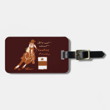 Not About Looking Pretty Luggage Tags