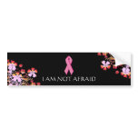NOT AFRAID Bumper Sticker BLK -