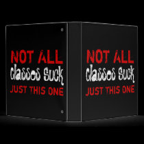 Not All Classes Suck binders by KnightOwl Not All Classes Suck binders