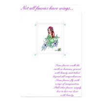 Not all Faeries have wings.. posters