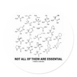 Not All Of Them Are Essential (20 Amino Acids) Sticker