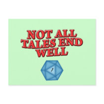 Not All Tales End Well postcards