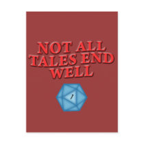 Not All Tales End Well postcards