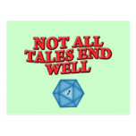 Not All Tales End Well Postcard