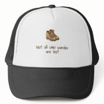 Not All Who Wander Are Lost hats