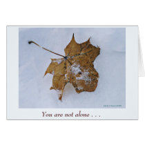 Not alone - card