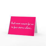 not alone greeting card