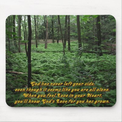Not alone Mousepad by Angels_Love_Gifts