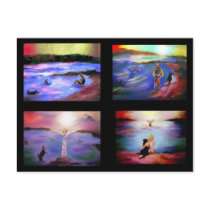 Not Alone Series Postcard by dianepickelplappert Not Alone Series Postcard