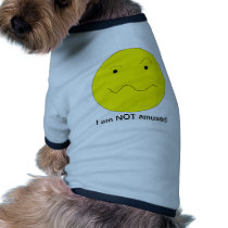 Not Amused Dog Shirt