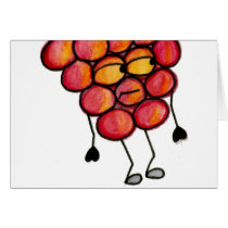 Not Amused Raspberry Card, blank cards