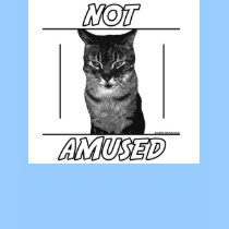 Not Amused t-shirts