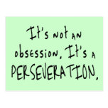 Not an Obsession Postcard