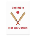 Not An Option Cricket Business Card Template