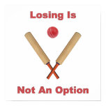 Not An Option Cricket Print