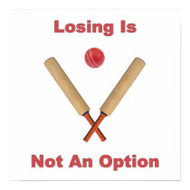 Not An Option Cricket Print