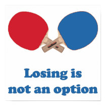 Not an Option Ping Pong