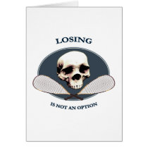 Not An Option Racquetball Card