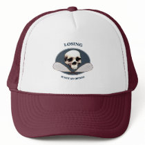 Not An Option Racquetball Trucker Hats