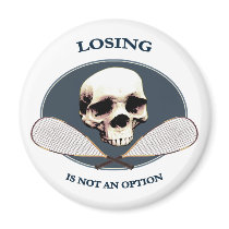 Not An Option Racquetball Magnet