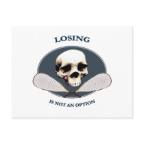 Not An Option Racquetball Postcards