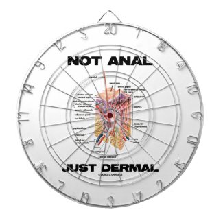 Not Anal Just Dermal (Layers Of Skin Dermatology) Dart Boards