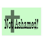 Not Ashamed! Black Tract Cards / Business Card Templates