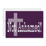Not Ashamed! Romans 1:16 Announcements