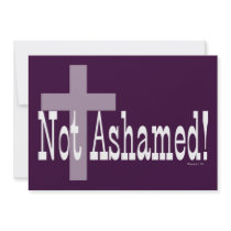Not Ashamed! Romans 1:16 Announcements