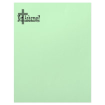 Not Ashamed! Romans 1:16 Letterhead Template