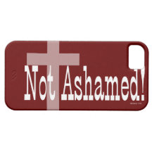 Not Ashamed! Romans 1:16 (with Cross) iPhone 5 Cases