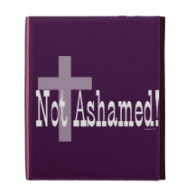 Not Ashamed! Romans 1:16 (with Cross) iPad Folio Case