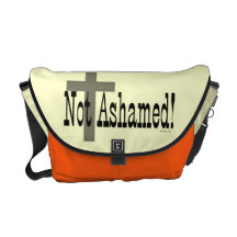 Not Ashamed! Romans 1:16 (with Cross) Courier Bag