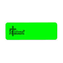 Not Ashamed! Romans 1:16 (with Cross) labels