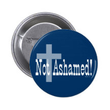 Not Ashamed! Romans 1:16 (with Cross) Pins
