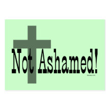 Not Ashamed! Romans 1:16 (with Cross) Tract Cards/ Business Card Templates