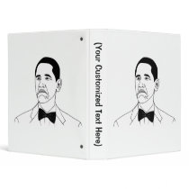 Not Bad Barack Obama Rage Face Meme Vinyl Binders