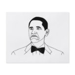 Not Bad Barack Obama Rage Face Meme flyers