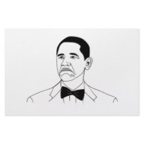 Not Bad Barack Obama Rage Face Meme Stationery