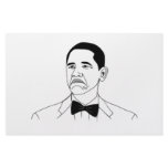 Not Bad Barack Obama Rage Face Meme Stationery