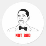 Not Bad Barack Obama Rage Face Meme Stickers