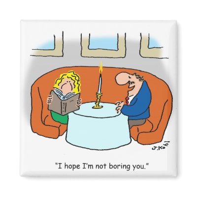Not Boring You Magnet by phyllidi