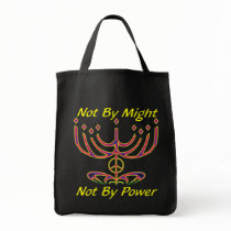 Not By Might Dark Bags