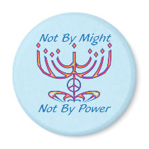 Not By Might Magnets magnets