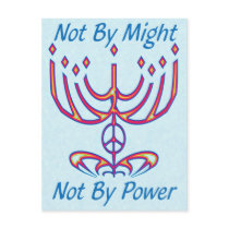 Not By Might Postcards